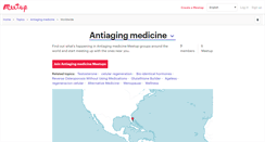 Desktop Screenshot of antiaging-medicine.meetup.com