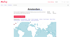 Desktop Screenshot of amsterdam.meetup.com