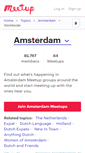 Mobile Screenshot of amsterdam.meetup.com