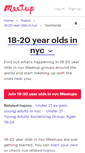 Mobile Screenshot of 18-20-year-olds-in-nyc.meetup.com