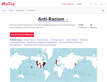 Tablet Screenshot of anti-racism.meetup.com
