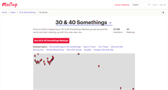 Desktop Screenshot of 30-40-somethings.meetup.com