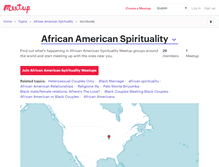 Tablet Screenshot of african-american-spirituality.meetup.com