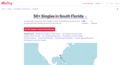 Desktop Screenshot of 50-singles-in-south-florida.meetup.com