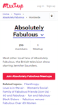 Mobile Screenshot of abfab.meetup.com