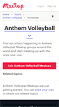 Mobile Screenshot of anthem-volleyball.meetup.com