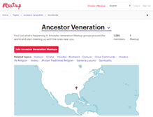 Tablet Screenshot of ancestor-veneration.meetup.com