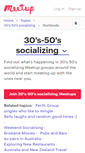 Mobile Screenshot of 30s-50s-socializing.meetup.com