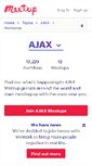 Mobile Screenshot of ajax.meetup.com