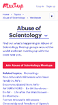 Mobile Screenshot of abuse-of-scientology.meetup.com