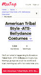 Mobile Screenshot of american-tribal-style-ats-bellydance-costumes.meetup.com