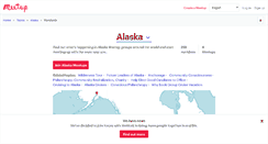 Desktop Screenshot of alaska.meetup.com