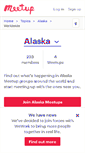 Mobile Screenshot of alaska.meetup.com