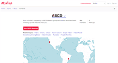 Desktop Screenshot of abcd.meetup.com