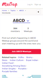 Mobile Screenshot of abcd.meetup.com