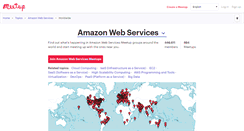 Desktop Screenshot of amazon-web-services.meetup.com