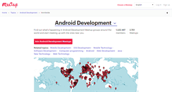 Desktop Screenshot of android-developers.meetup.com