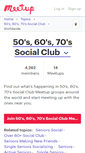 Mobile Screenshot of 50s-60s-70s-social-club.meetup.com