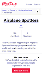 Mobile Screenshot of airplane-spotters.meetup.com