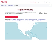 Tablet Screenshot of angle-investors.meetup.com