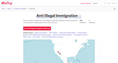 Desktop Screenshot of anti-illegal-immigration.meetup.com
