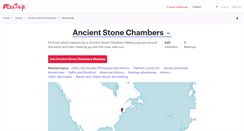 Desktop Screenshot of ancient-stone-chambers.meetup.com
