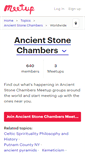 Mobile Screenshot of ancient-stone-chambers.meetup.com