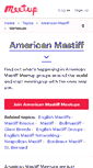 Mobile Screenshot of american-mastiff.meetup.com