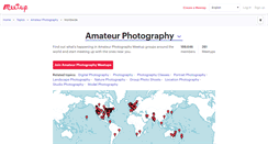 Desktop Screenshot of amateur-photography.meetup.com