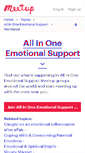Mobile Screenshot of all-in-one-emotional-support.meetup.com
