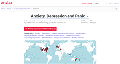 Desktop Screenshot of anxiety-depression-and-panic.meetup.com