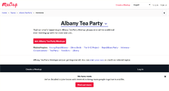 Desktop Screenshot of albany-tea-party.meetup.com