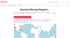 Desktop Screenshot of anorexia-nervosa-support.meetup.com