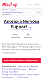 Mobile Screenshot of anorexia-nervosa-support.meetup.com