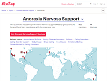 Tablet Screenshot of anorexia-nervosa-support.meetup.com