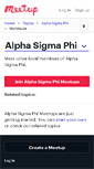 Mobile Screenshot of alphasigmaphi.meetup.com
