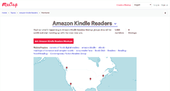 Desktop Screenshot of amazon-kindle-readers.meetup.com