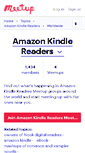 Mobile Screenshot of amazon-kindle-readers.meetup.com