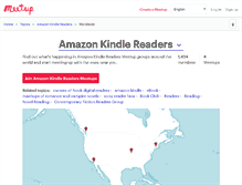 Tablet Screenshot of amazon-kindle-readers.meetup.com