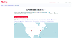 Desktop Screenshot of americans-elect.meetup.com