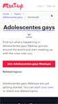 Mobile Screenshot of adolescentes-gays.meetup.com