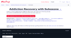 Desktop Screenshot of addiction-recovery-with-suboxone.meetup.com