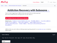 Tablet Screenshot of addiction-recovery-with-suboxone.meetup.com