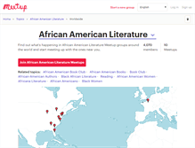 Tablet Screenshot of african-american-literature.meetup.com