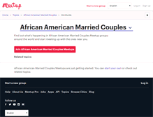 Tablet Screenshot of african-american-married-couples.meetup.com