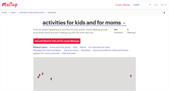 Desktop Screenshot of activities-for-kids-and-for-moms.meetup.com