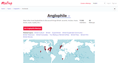 Desktop Screenshot of anglophile.meetup.com