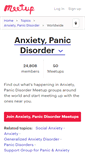 Mobile Screenshot of anxiety-panic-disorder.meetup.com