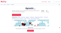 Desktop Screenshot of agnostiker.meetup.com
