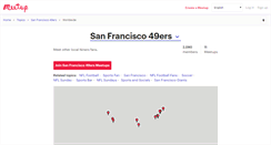 Desktop Screenshot of 49ers.meetup.com